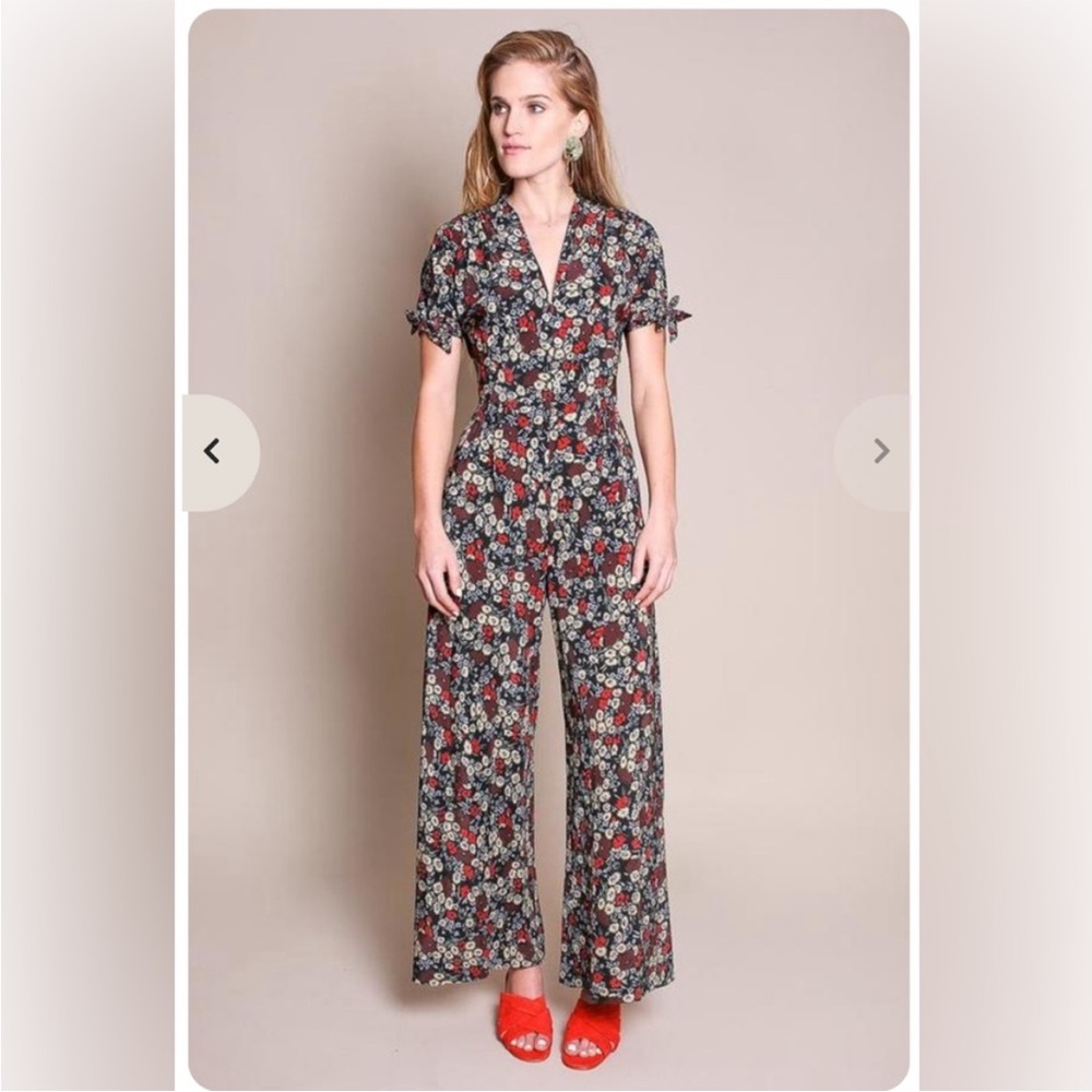 No. 6 Althea silk jumpsuit - size 2 - floral print